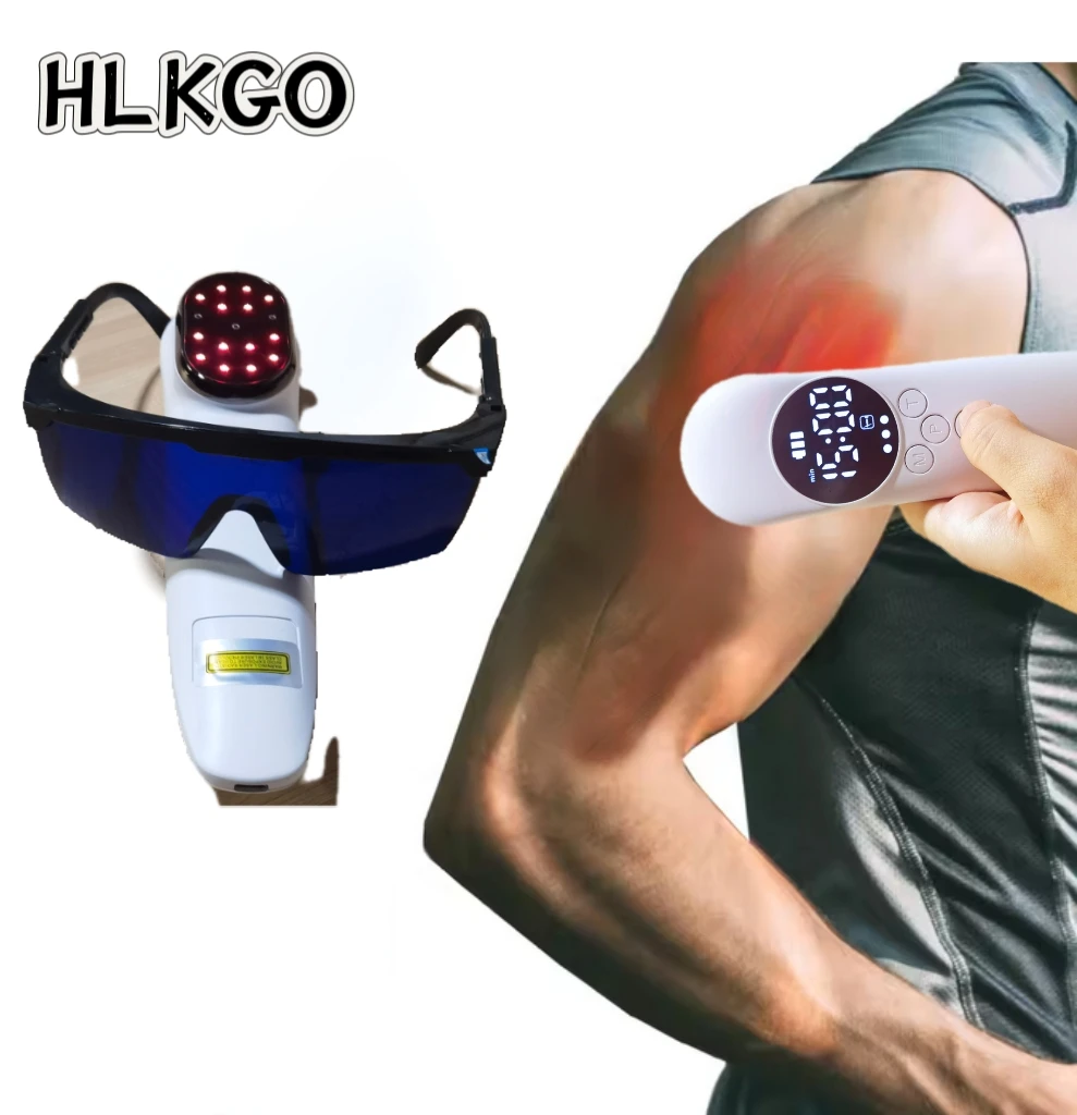 

14x650nm+3x808nm Home Laser Therapy Device for Knee Pain, Arm Arthritis, Tennis Elbow - Handheld LLLT Physical Therapy