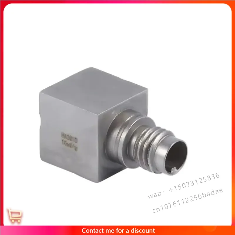DIKAI DK-37A23F100 Side Connector 100MV/G Triaxial Piezoelectric Accelerometer Sensor 10-1000Hz Frequency Response 5%