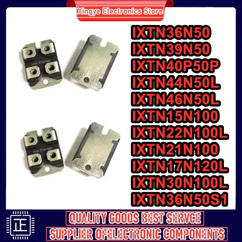

IXTN36N50 IXTN39N50 IXTN40P50P IXTN44N50L IXTN46N50L IXTN15N100 IXTN22N100L IXTN21N100 IXTN17N120L IXTN30N100L IXTN36N50S1