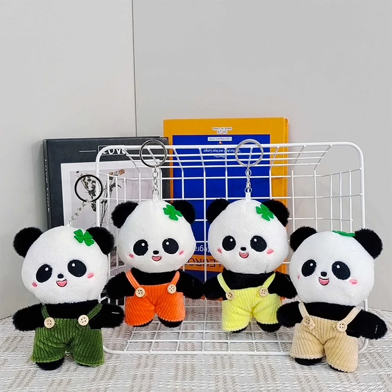 

Cute Simulation Panda Plush Doll Toy Key Chain Pendant Backpack Hangings Ornaments