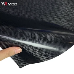 Carbon Fiber Motorcycle Stickers Black Waterproof Vinyl Wrap Diamond Forged Carbon Adhesive Vinyl for Helmet Motorcycle Sticker