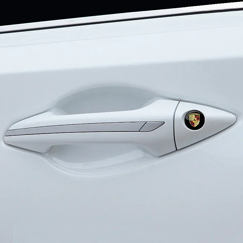 Car Door Keyhole Stickers Self-adhesive Decals for Porsche Boxster Cayman Cayenne 911 Macan Panamera courtesy Car Stickers