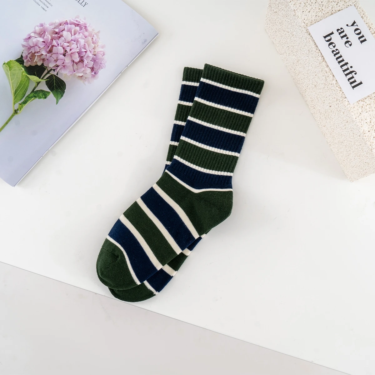 

Striped Cotton Skate Home Sleep Tube Socks Indestructible Badminton Hipster Ankle Socks Classic Lady Adult High Quality Summer