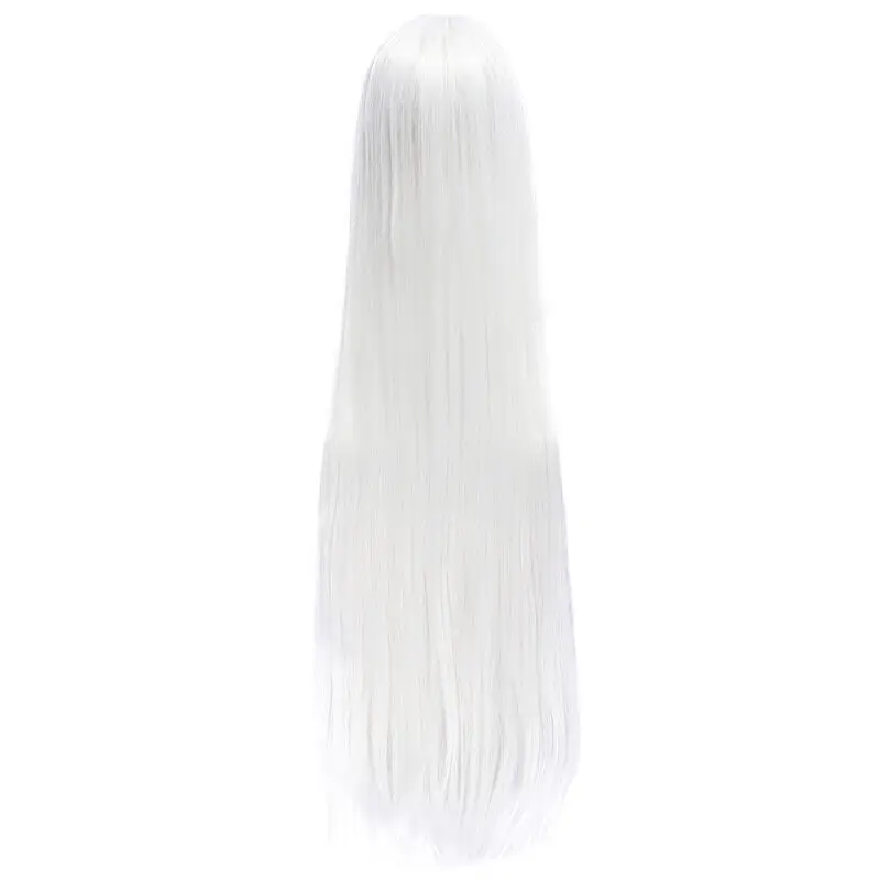 INUYASHA Japanese Anime 100cm Long Straight White Cosplay Hair Wigs