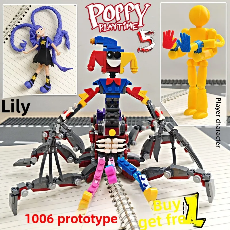 Hot Sale Halley Sawyer 3D Figure Boss Poppy Playtime Chapter 5 Horror Game Desktop Ornament Toy for Boys Collectible