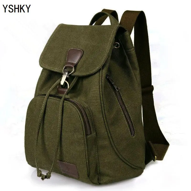 New backpack rucksack  backpack large capacity casual ladies travel backpack Vintage outdoor canvas fashion backpack