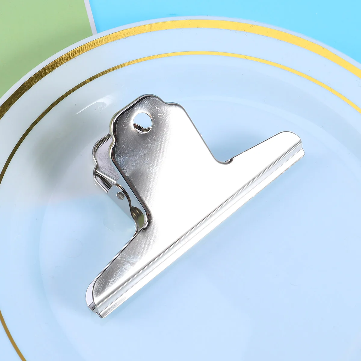 

10 Pcs Stainless Steel Binder Clips For Chip Sealing And Document Organization With Heavy Duty Design