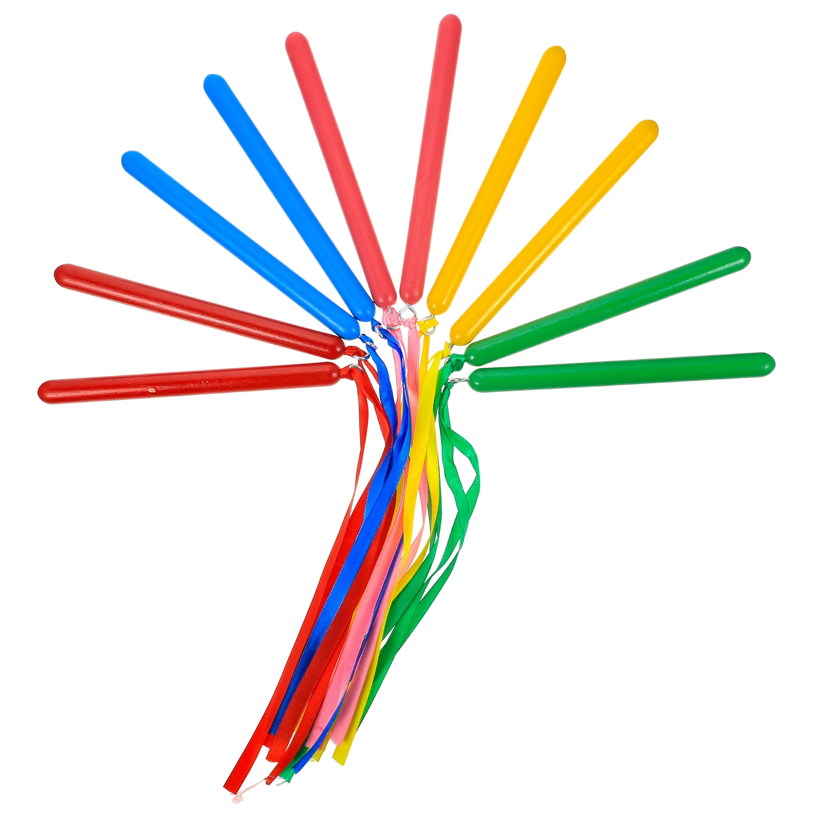 5 Par Wytrzymałych Kolorowych Nylonowych Plastikowych Pałeczek Rytmicznych Instrumenty Perkusyjne do Klasy Edukacyjne Pałeczki Perkusyjne dla Dzieci