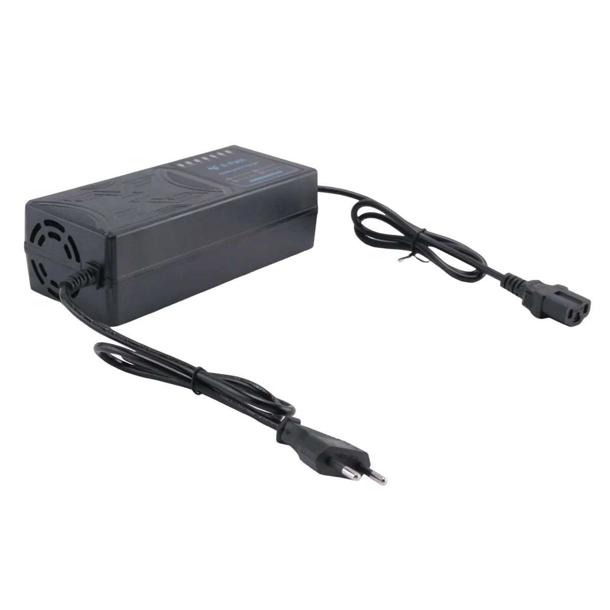 48V 20AH Electric Vehicle Charger 7 Light Display Power Display Current Leakage Protection/Full Pulse EU Plug—L49A