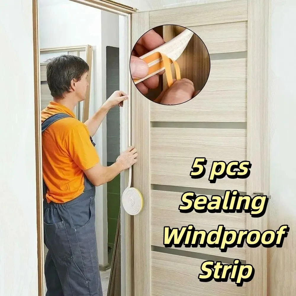 

Flexible Weatherstripping Seal Strip Durable Self-Adhesive Soundproof Seal Gap Sealing Premium Quality Thermal Insulation