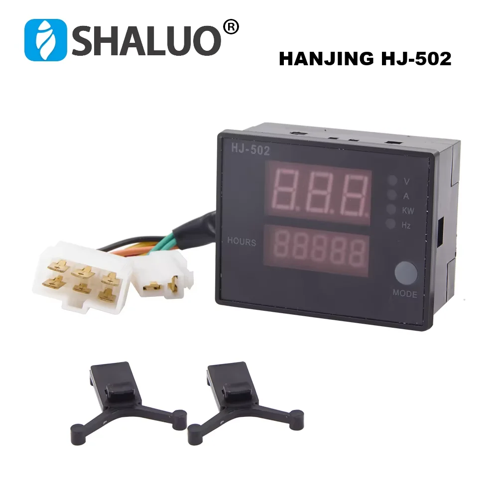 HJ-502 Generator Engine Digital Meter Digital Multifunction Meter Display Instrument Low High Voltage Protection 220V 380V