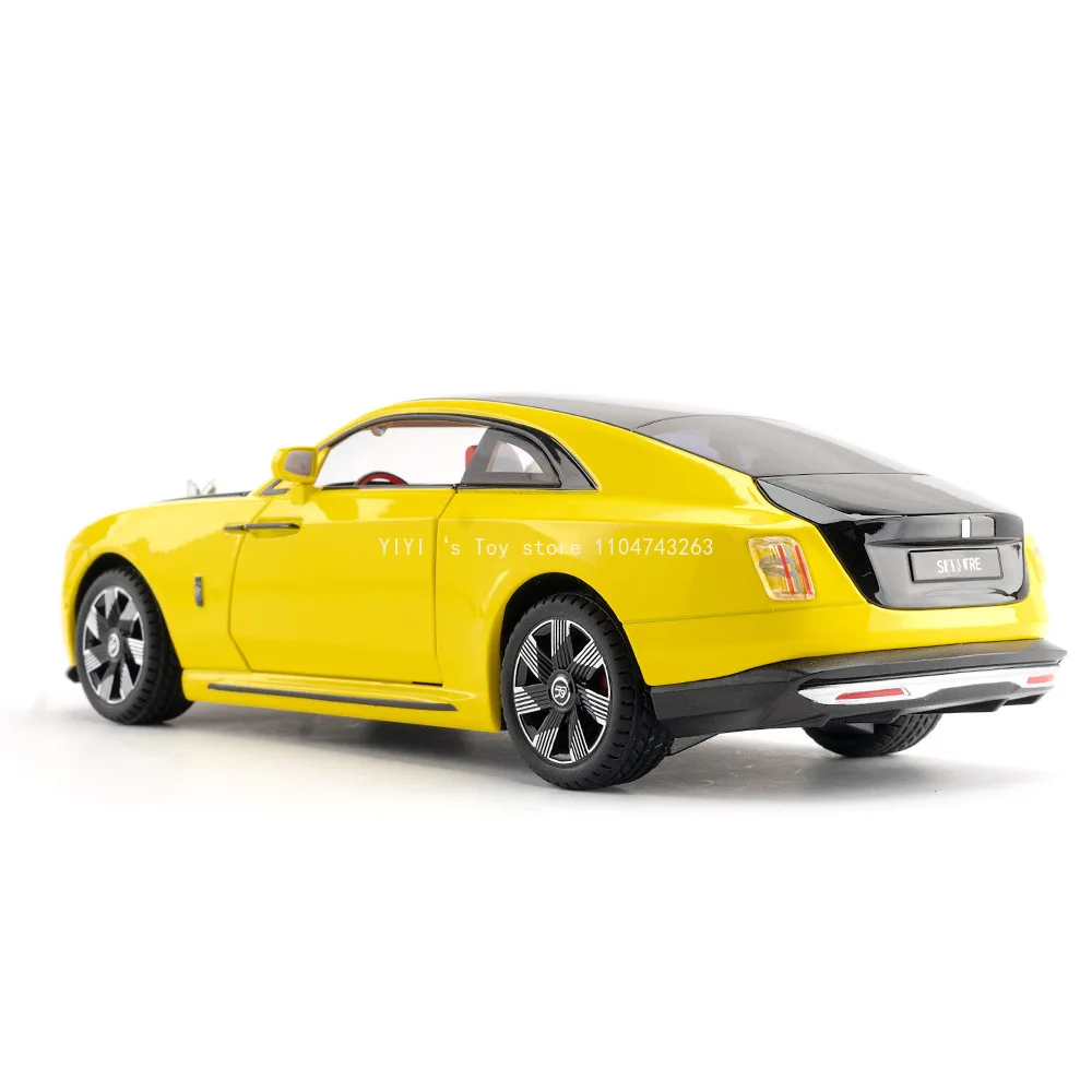 1:24 Rolls Royces Spectreโลหะผสมใหม่EnergyรถDiecastโลหะLuxyรถชาร์จรุ่นรถเสียงและแสงเด็กToyGift30