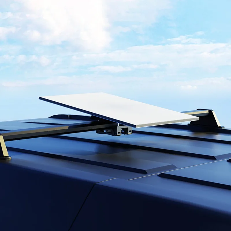 

Thickened Bold Aluminum Alloy Roof RV Steel Pipe Luggage Rack Holder Durable Travel Storage Solution