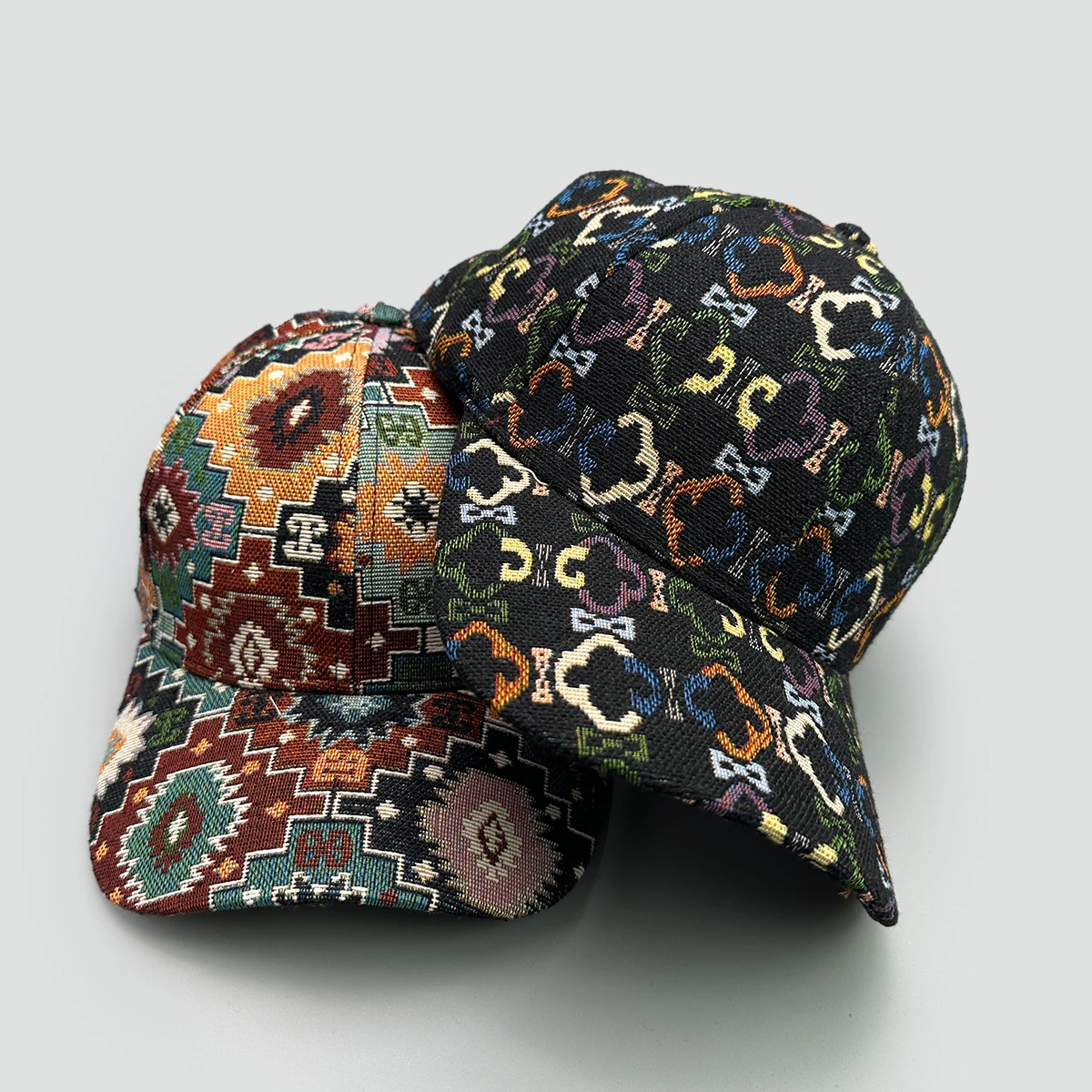 NewUnisex العرقية نمط الرجعية الكتابة على الجدران قبعات البيسبول تنفس تنوعا عارضة الأزياء في الهواء الطلق ظلة الشخصية بلغت ذروتها قبعات