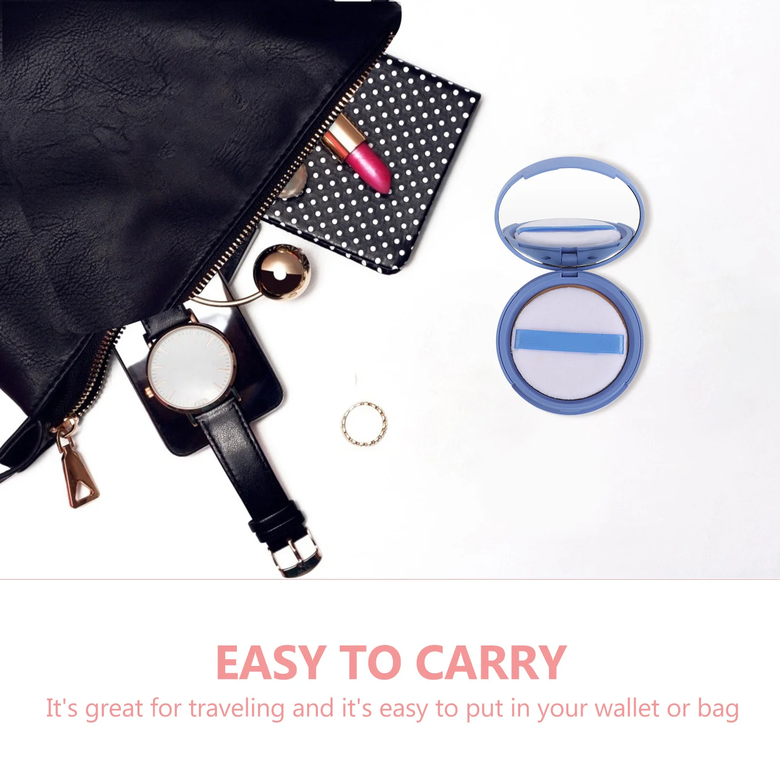 

Dry Wet Dual Use Powder Cake Matte Finish Long Wear Waterproof Oil Control Compact Foundation Highlighter Shadow