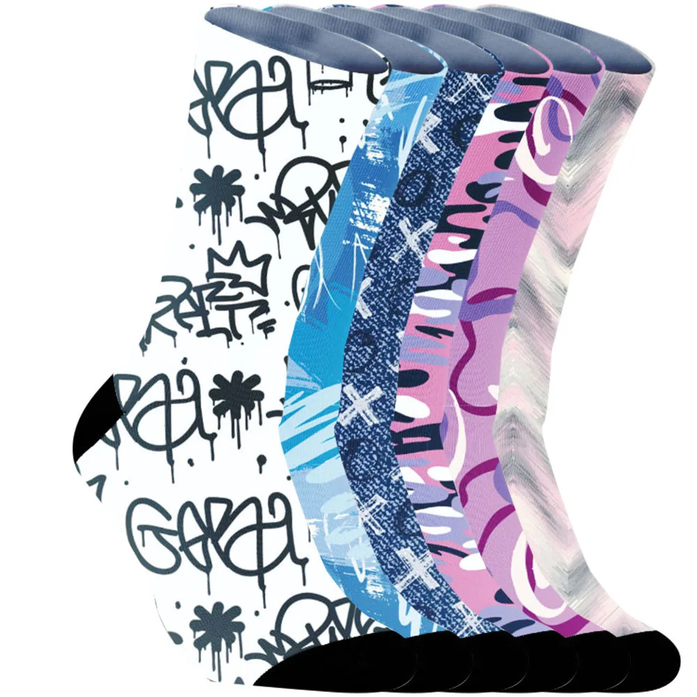 

2025 New Breathable cotton material+Y-shaped heel reinforcement, prevents slipping, practical choice for spray painted socks.