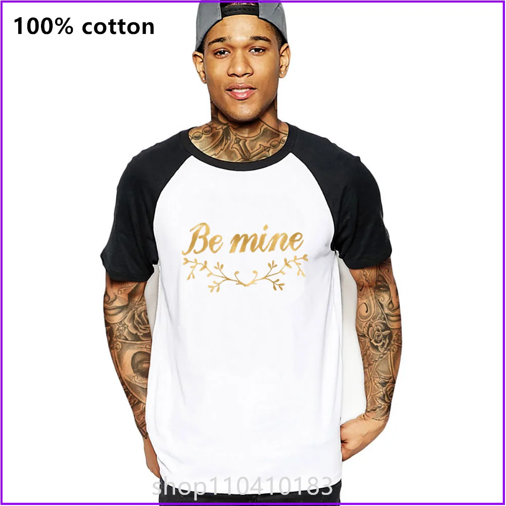 Be Mine Valentine'S Day Gift Sja141 T Shirts For Men'S Women Tshirt T-Shirt Short Clothes Streetwear Gym Plain Wholesale White F