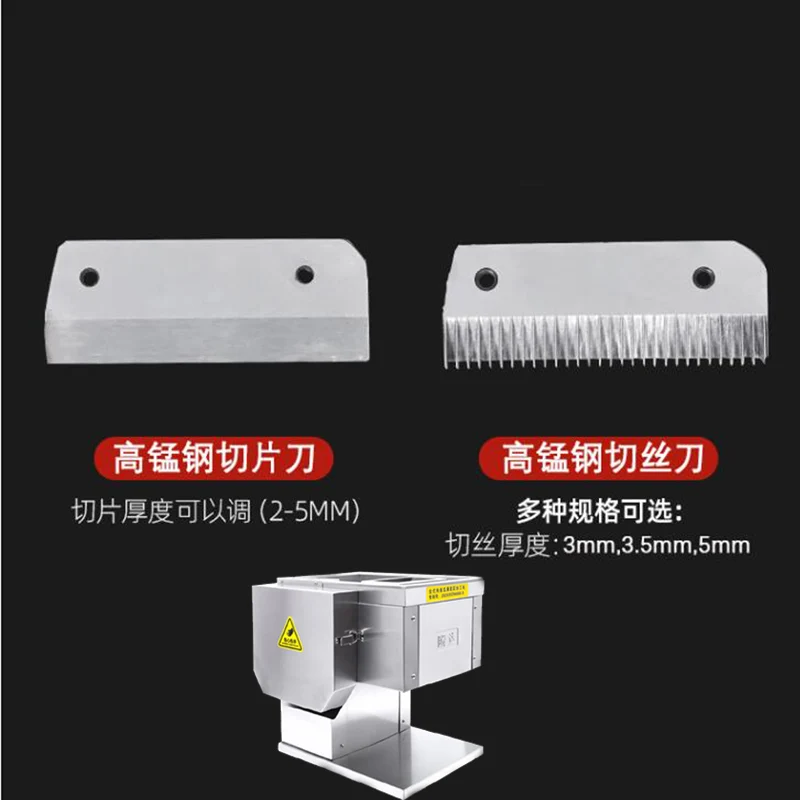 High Efficiency Commercial Meat Shredding Cutting Machine Fresh Frozen Meat Cube Cutter