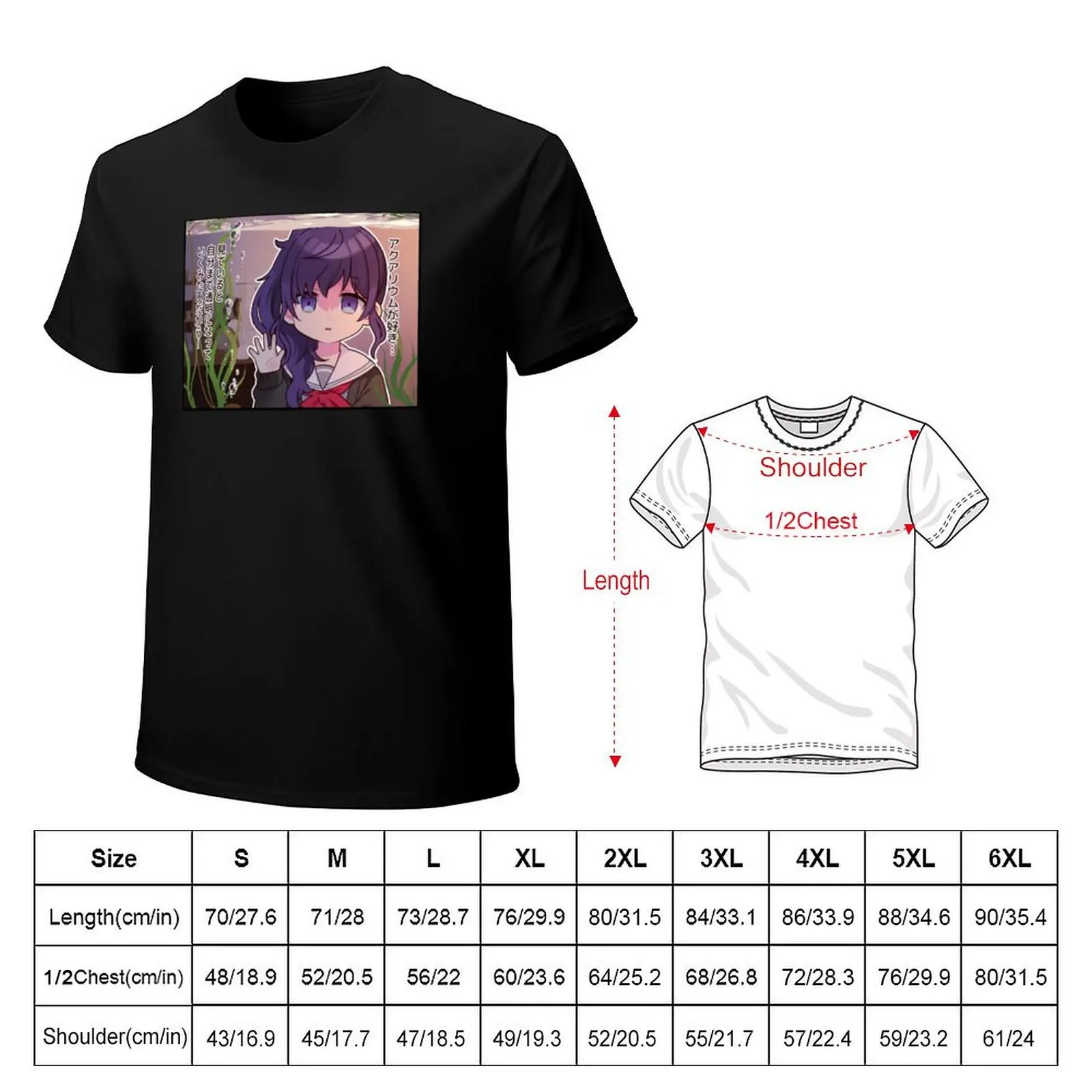 Mafuyu Asahina comic T-Shirt man t shirts for men casual T-Shirt
