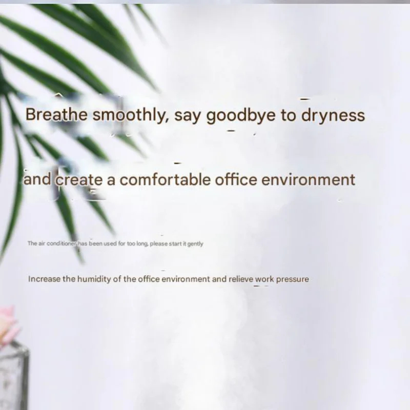 مرطب USB من الحبوب الخشبية سعة 300 مل وموزع الزيوت العطرية: 7 ألوان LED، رذاذ بارد هادئ، إيقاف تلقائي، تصميم مدمج لـ