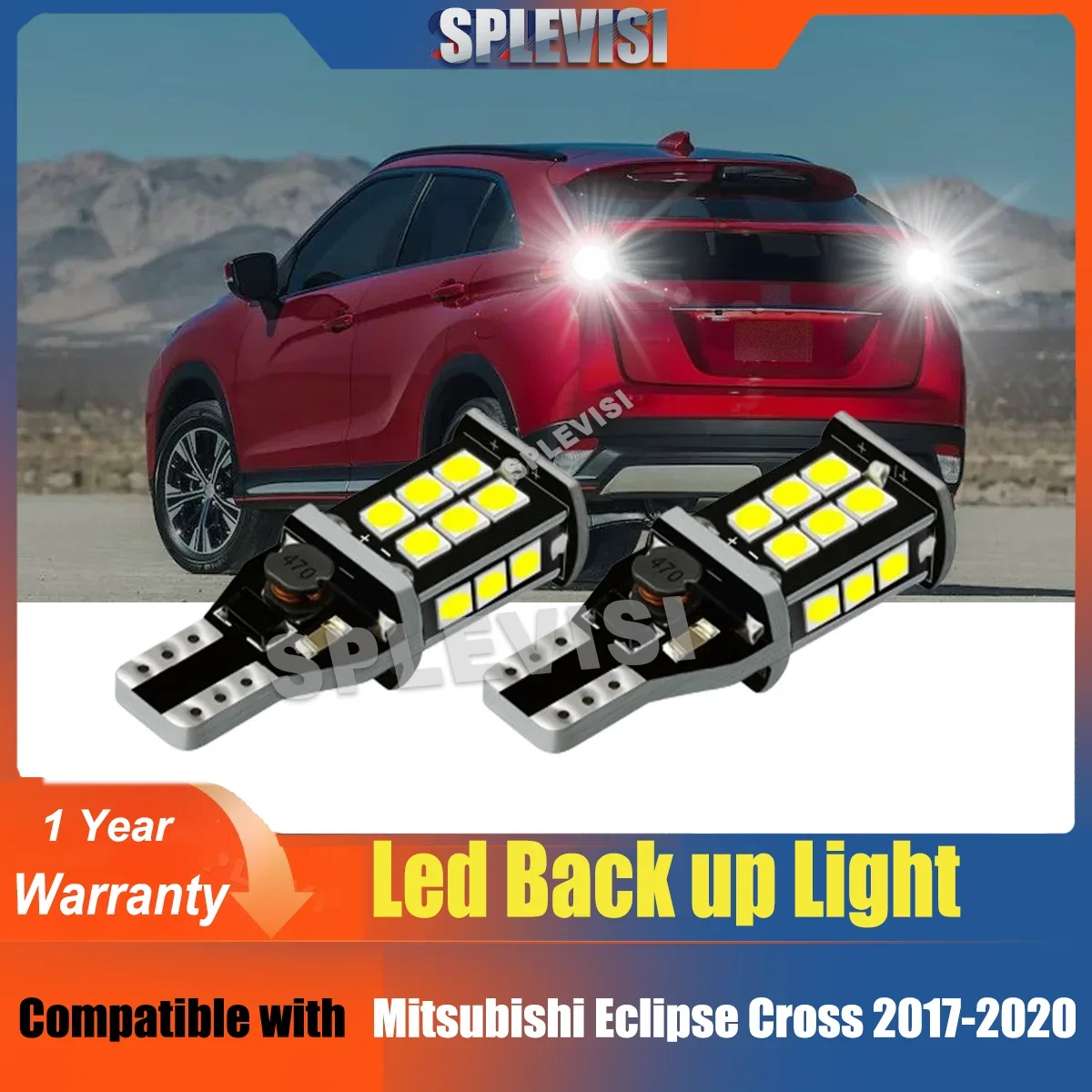 

Car Reverse Lamp White High Brightness SMD 3030 For Mitsubishi ASX Eclipse Cross Galant Suzuki Grand Vitara