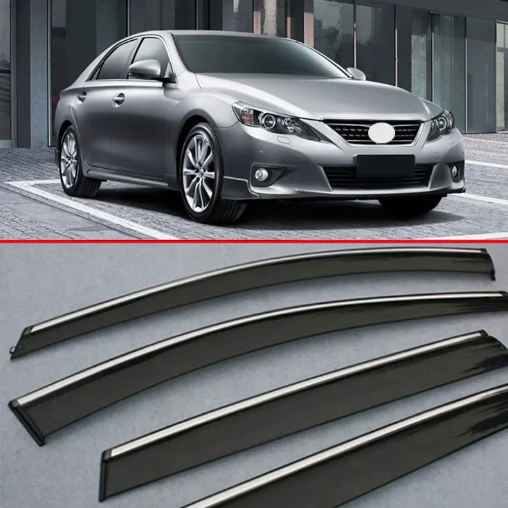 

For Toyota Mark-x 2010-2012 Window Wind Deflector Visor Rain/Sun Guard Vent Car Accessories Stickers