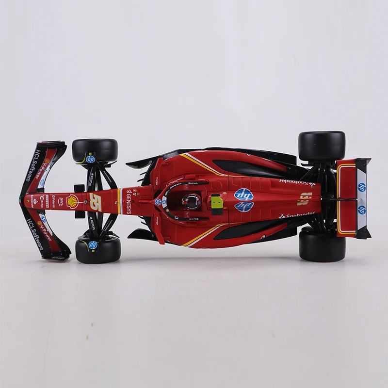 ブラゴ-1-24-フェラーリ-sf24-16-55-f1レーシングカー合金モデルカー