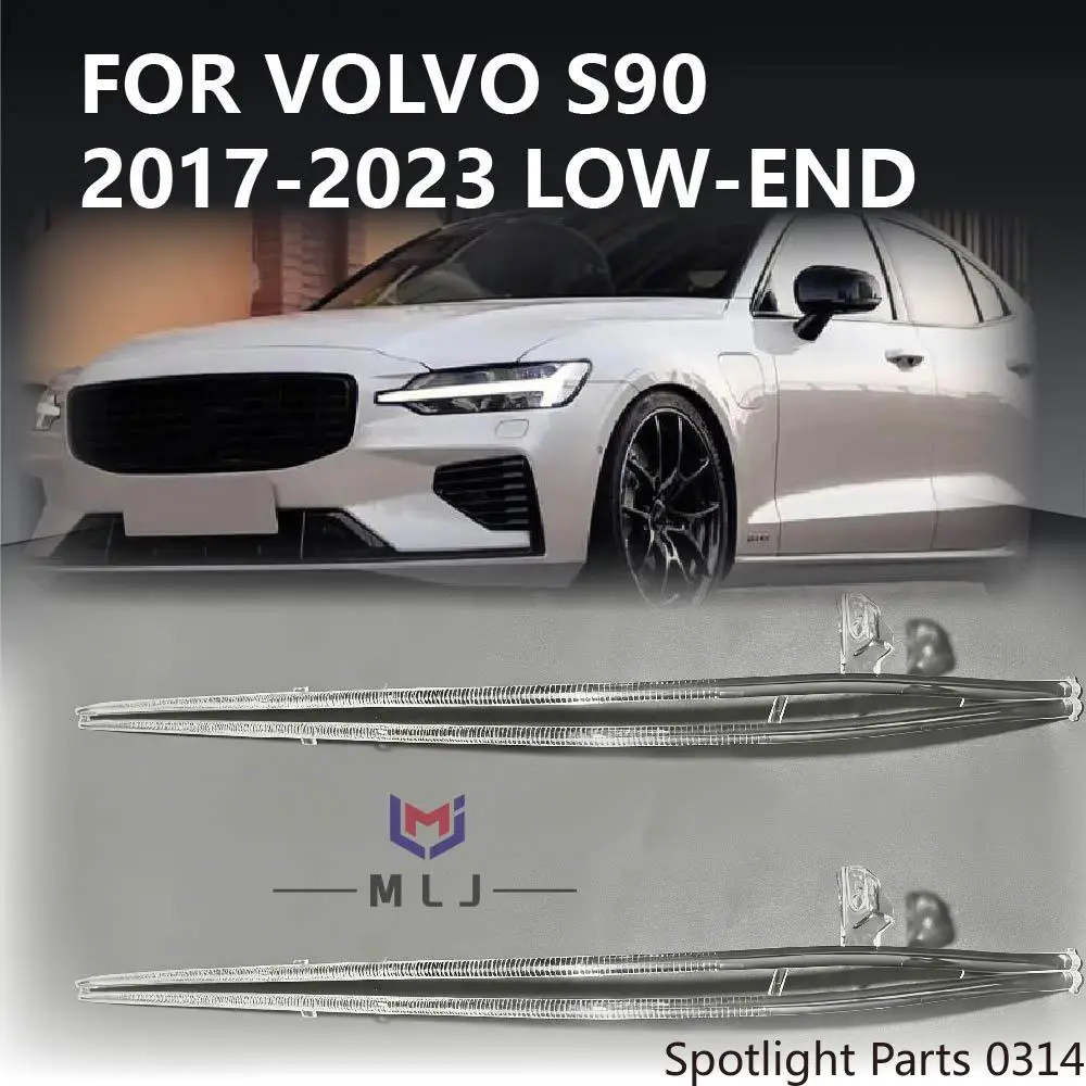 

DRL Strip For Volvo S90 2017-2023 Low-Spec Headlight Angel Eye Strip Light Source Ballast Tube Light Guide Tube Car Accessories
