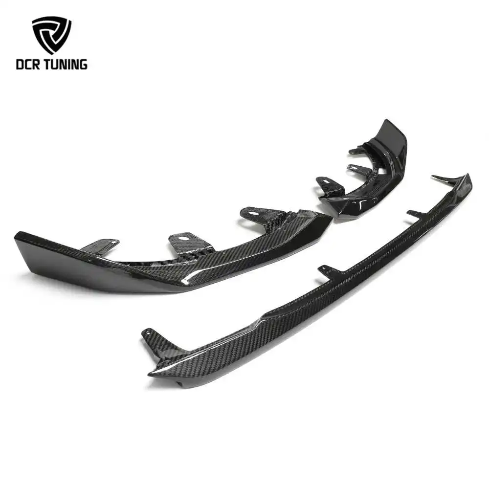 

Dry Carbon Fiber Front Bumper Lip 3 Pieces Set for BWM 2 Series G42 M235i M240i 220i Coupe 2022-2024 Body Kit