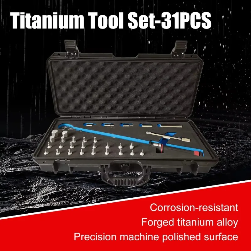 T1230 チタン工具 31点セット 高精度チタン合金 耐腐食性 メーカー