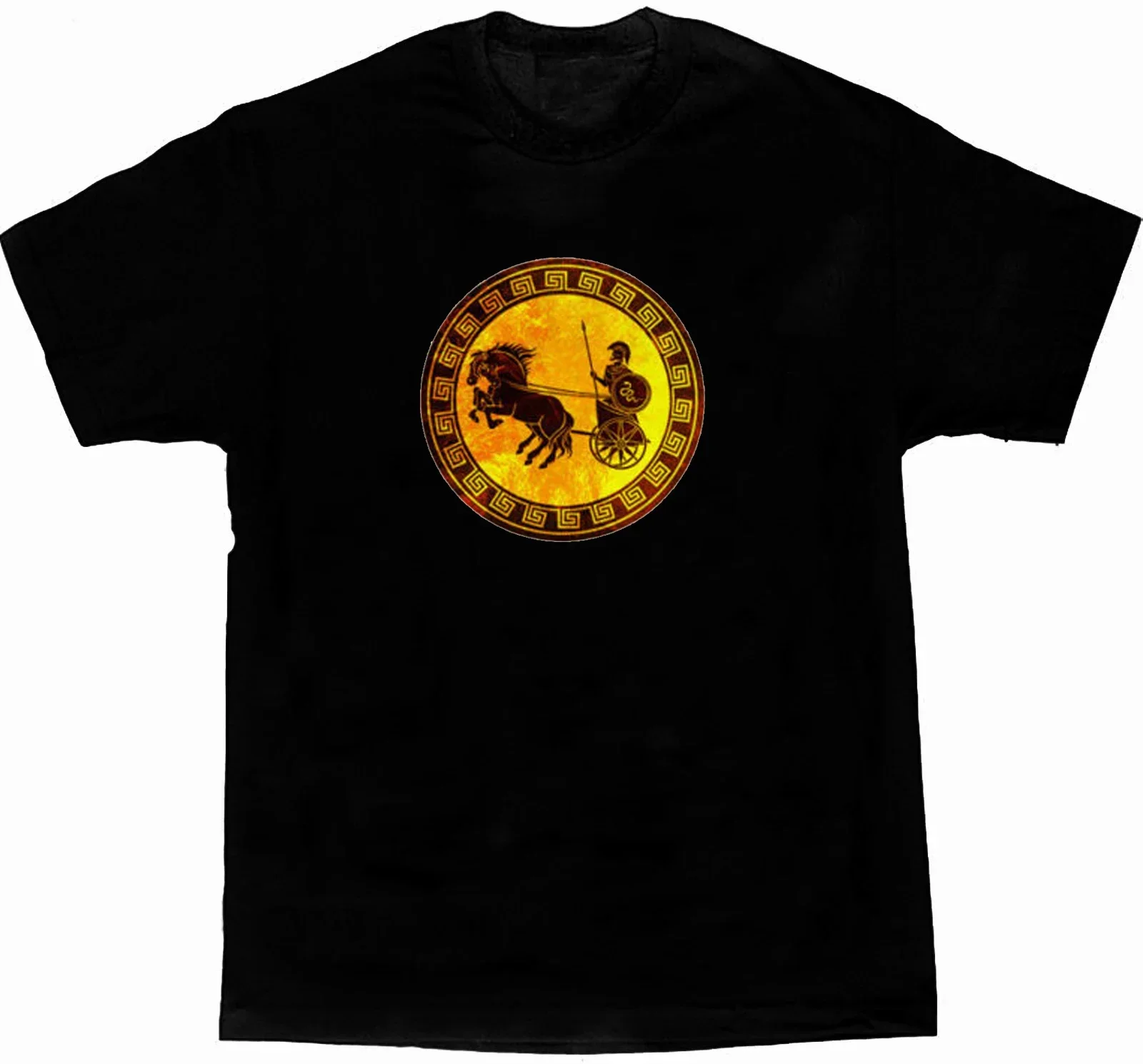 اليونانية الرومانية المصارع سبارتاكوس 300 كونان الحرب اليونانية أثينا تي شيرت 100% القطن س الرقبة الصيف قصيرة الأكمام عادية قميص رجالي