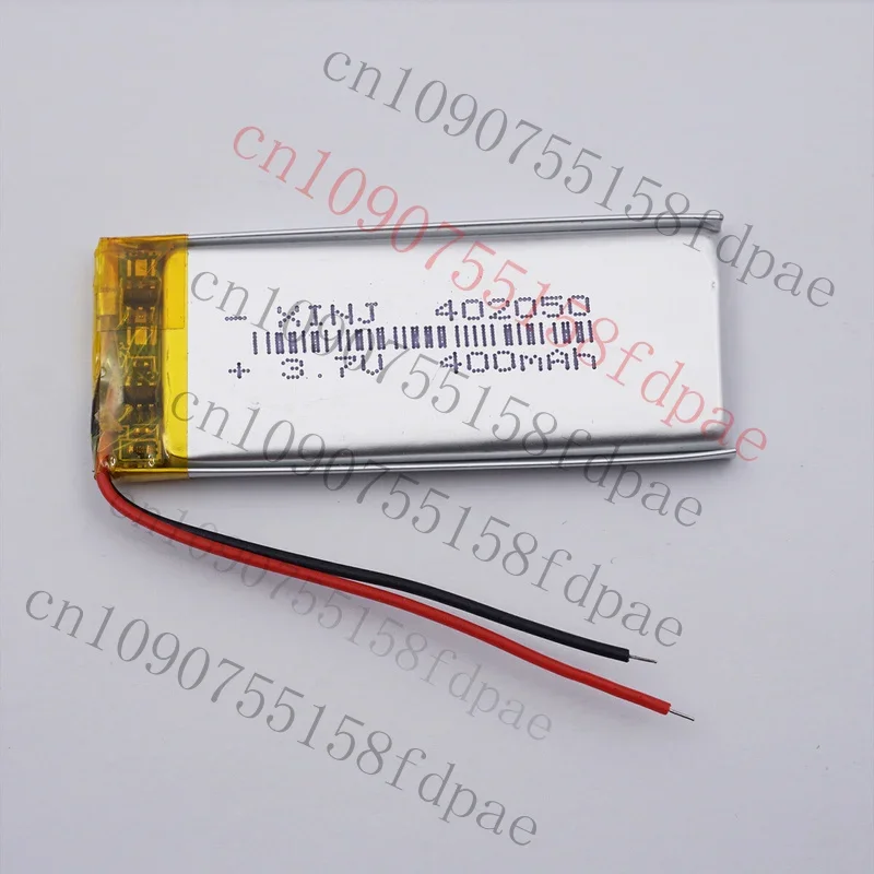 

Premium 3.7V 400mAh 1.48Wh Polymer Li Battery Li-ion 402050 For Mp3 Mp4 GPS Mobile phone