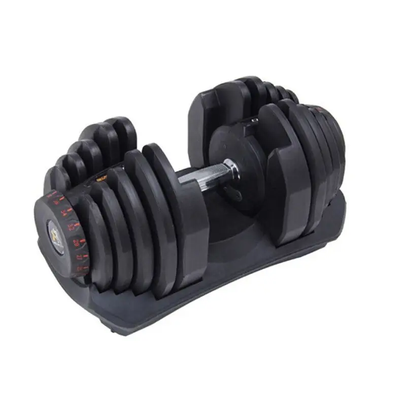 

40kg Adjustable Dumbbells Set Strength Training Weightlifting Weight Barbell Gym Equipment - Single Dumbbell