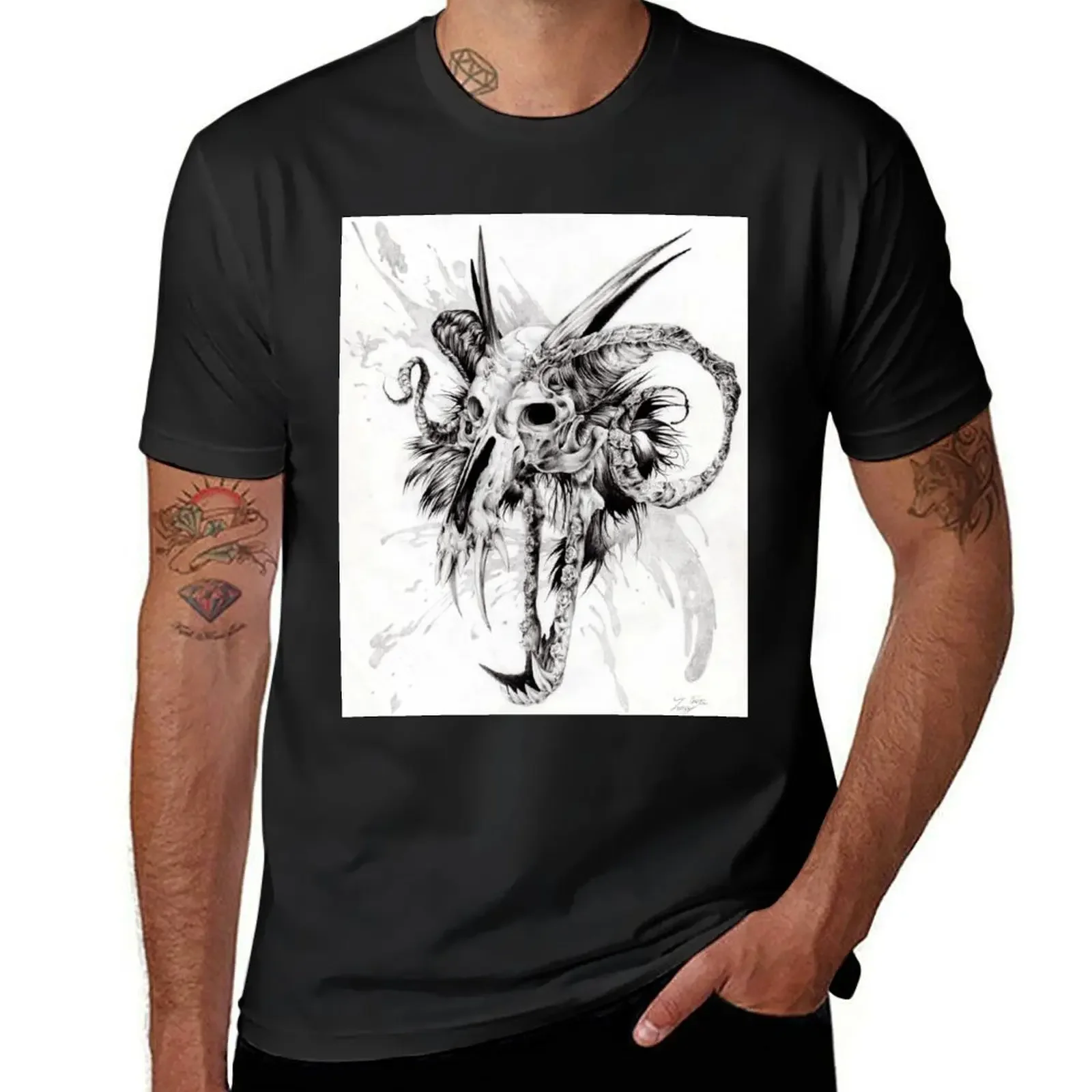 

Capricorn T-Shirt quick drying Short sleeve tee cute clothes mens t shirts top quality