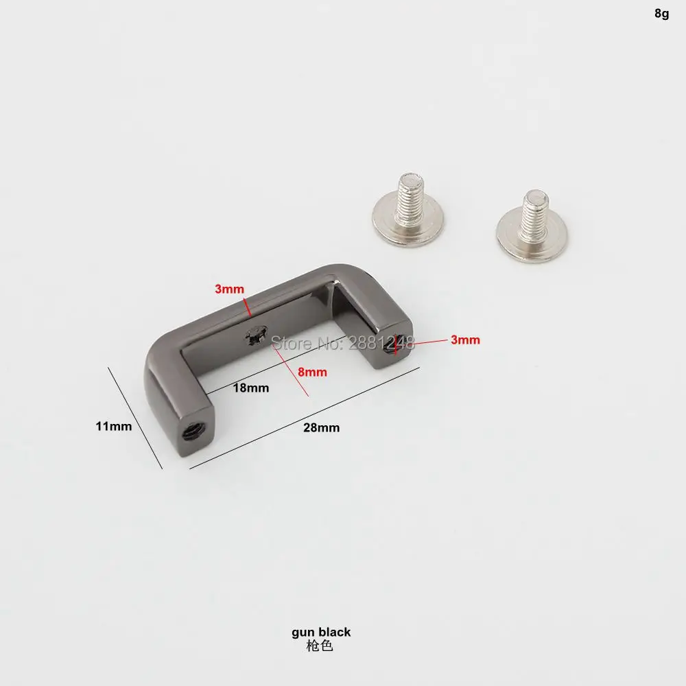 10-50pcs 5colors 13mm 16mm 18mm 25mm 31mm handbag/bag silver light gold metal accessory,arch bridge connector hanger bags parts