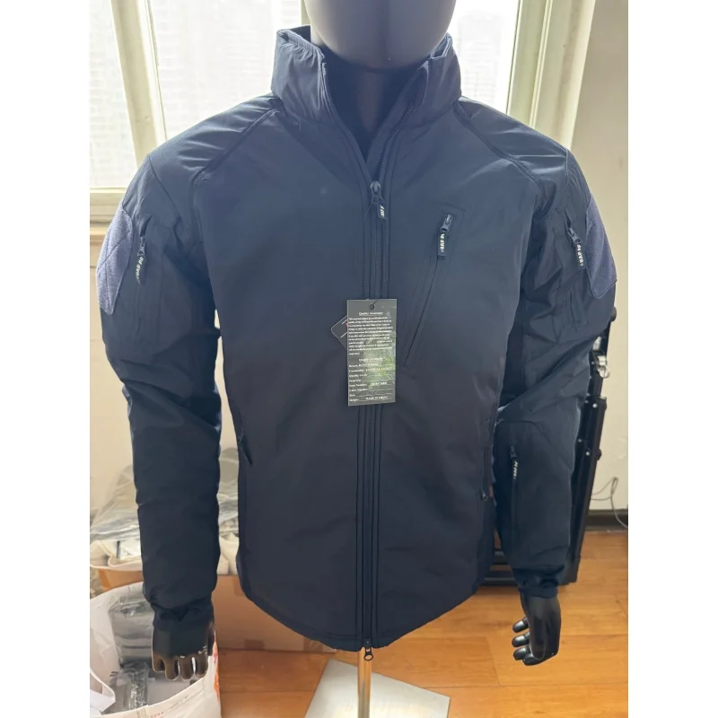 Outdoor camouflage assault jacket with plush soft warm clothing, mountaineering waterproof jacket, camouflage tactical jacket