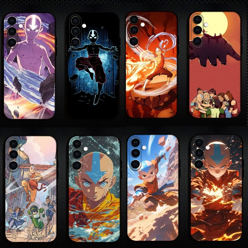 

Anime Avatar The Last Airbender Phone Case For Samsung Galaxy A73/A72/A71/A70/A53/A52/A51/Others Soft Black Shell