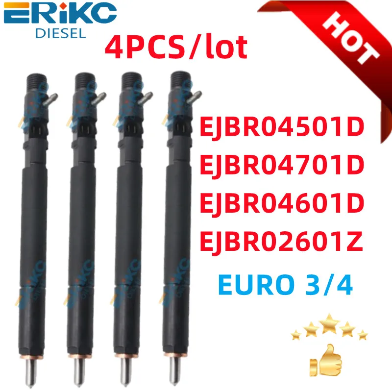 4PC For Delphi SSANGYONG Actyon / Kyron EJBR04501D A6640170121 EJBR04701D EJBR04601D EJBR02601Z  Diesel Ful Original Injector