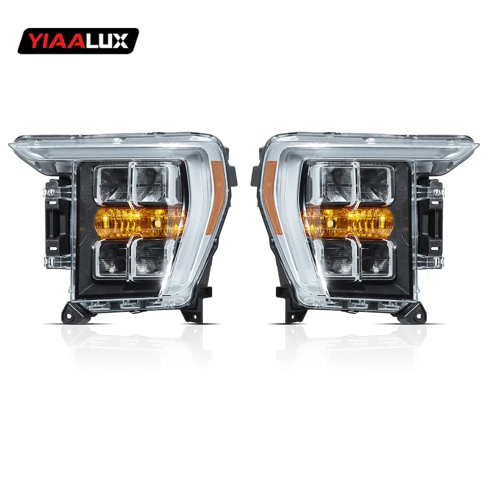 

LED REFLECTOR Headlamp Head Lamp For 2021 2022 Ford F-150 F150 Car Light Accessories Headlight