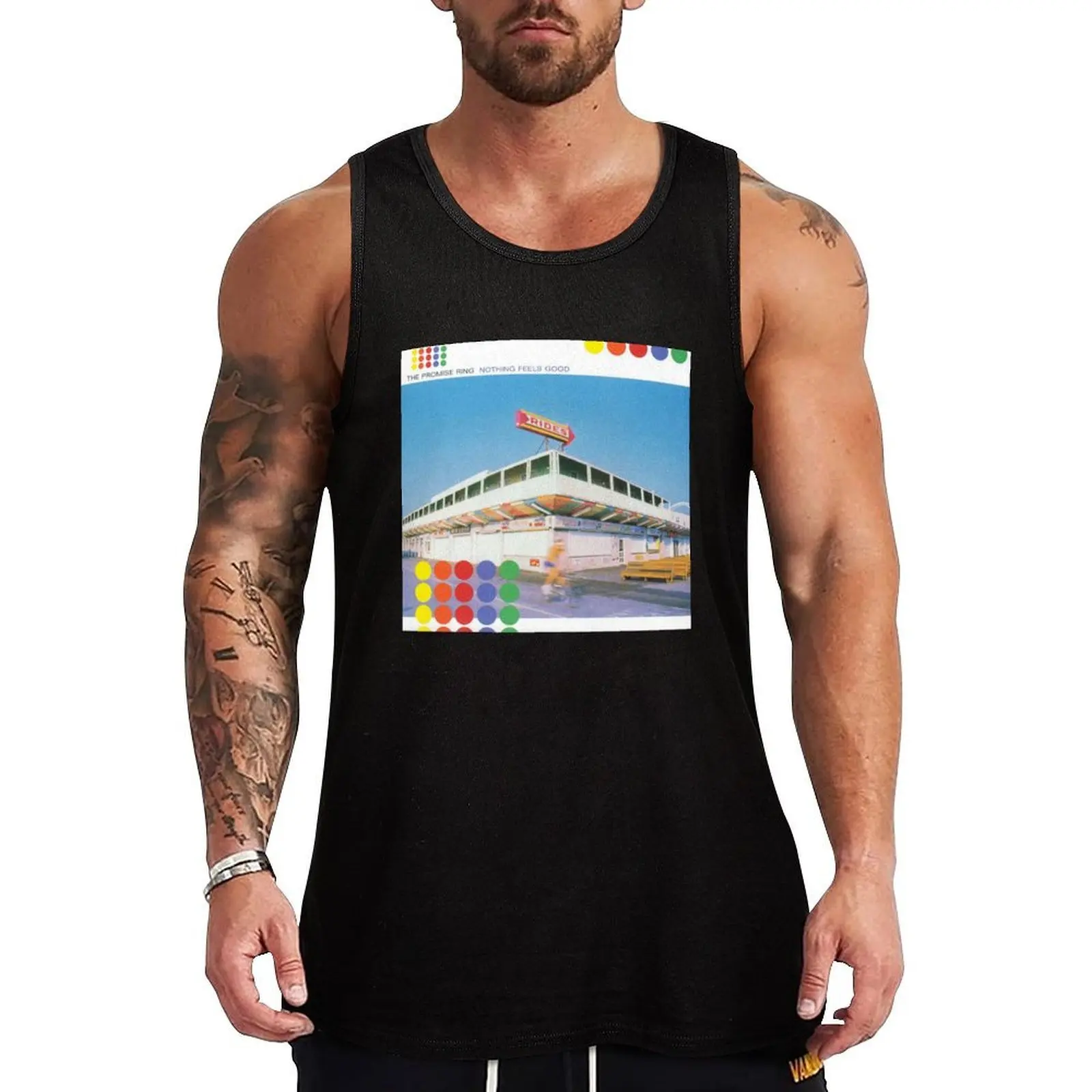 Nothing Feels Good - The Promise Ring Tank Top Basic Everyday Tank Top Regular Fit Soft Undershirt