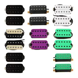 2 Pieces Double Coil Pickups Set Humbucker Low Noise High Output for Electric Guitar Instrument Accessory DIY Replacement