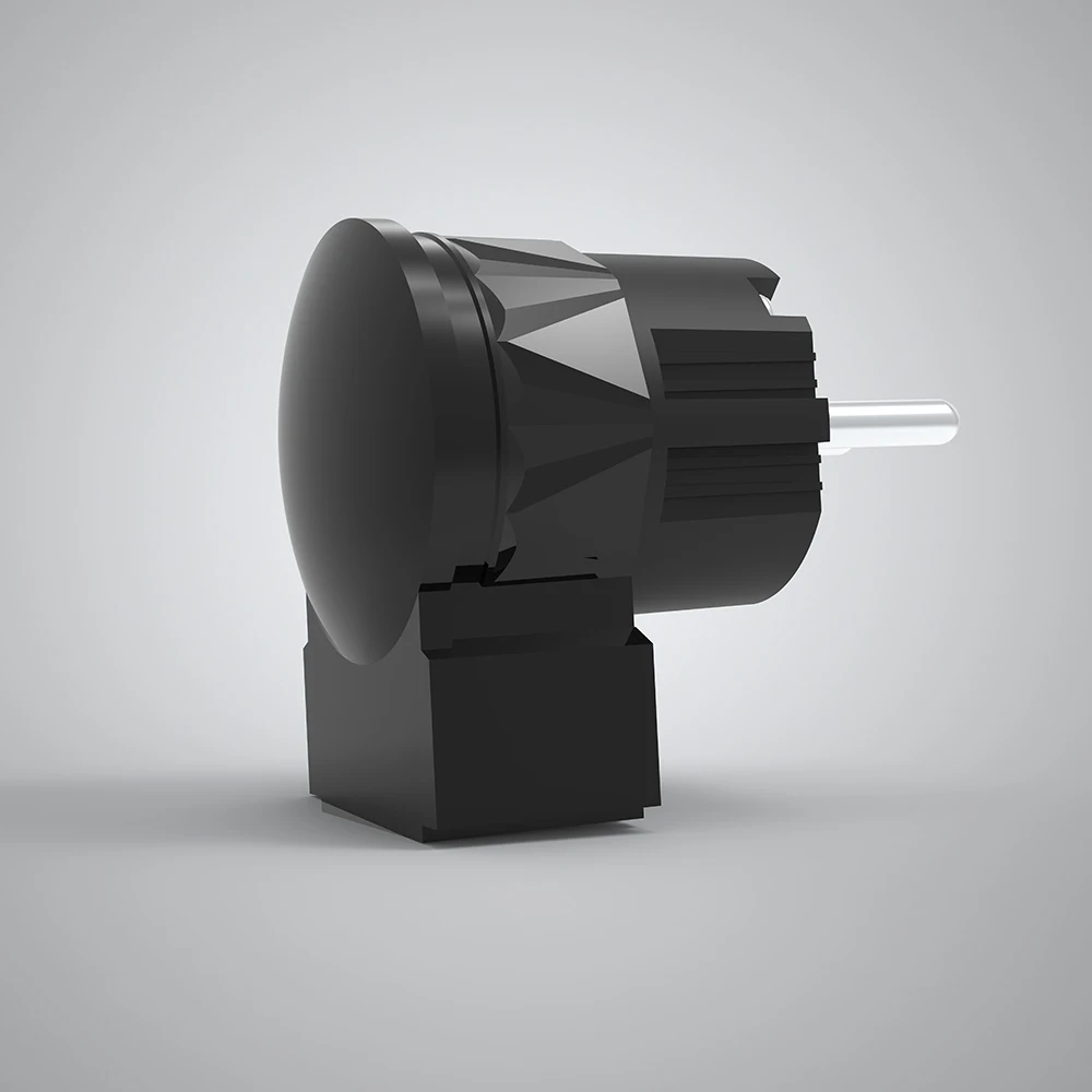 قابس طاقة أنجوكو يميني من فيبورغ ، نحاسي نقي ، مطلي بالروديوم ، 90 درجة ، موصل طاقة 90 درجة ، LE505R LM505R LF505R