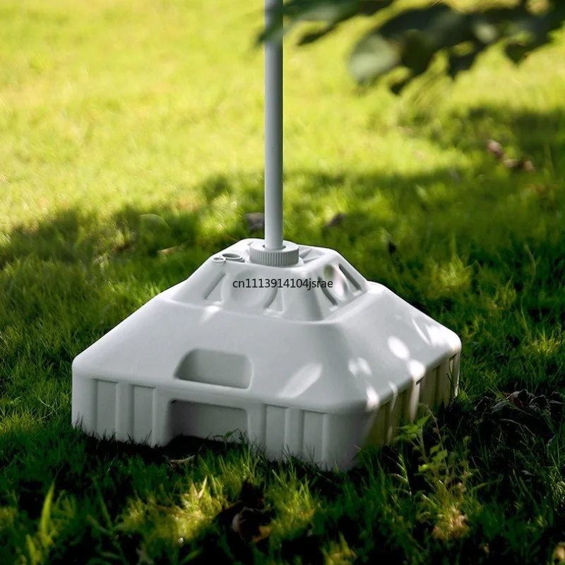 30L Water‑Filled Plastic Umbrella Base, Sand Fillable Parasol Weight Stand, Outdoor Sun Shade Umbrella Water Tank Holder