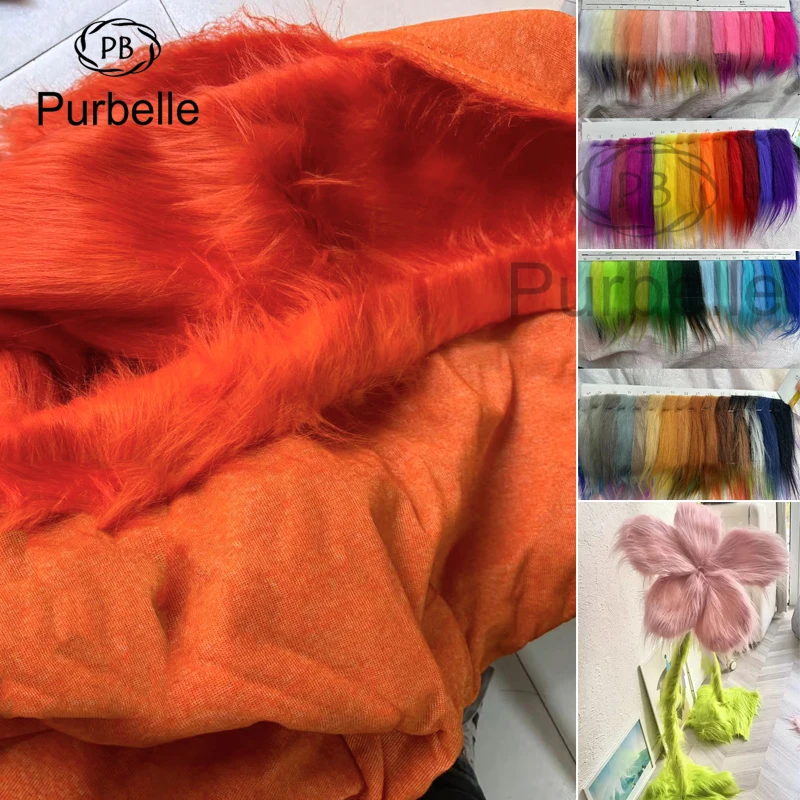 

Мягкая искусственная плюшевая ткань с длинными волосами 12 см по метрам для мягких игрушек, одежды для кукол, обивки, шитья, мягкого искусственного меха