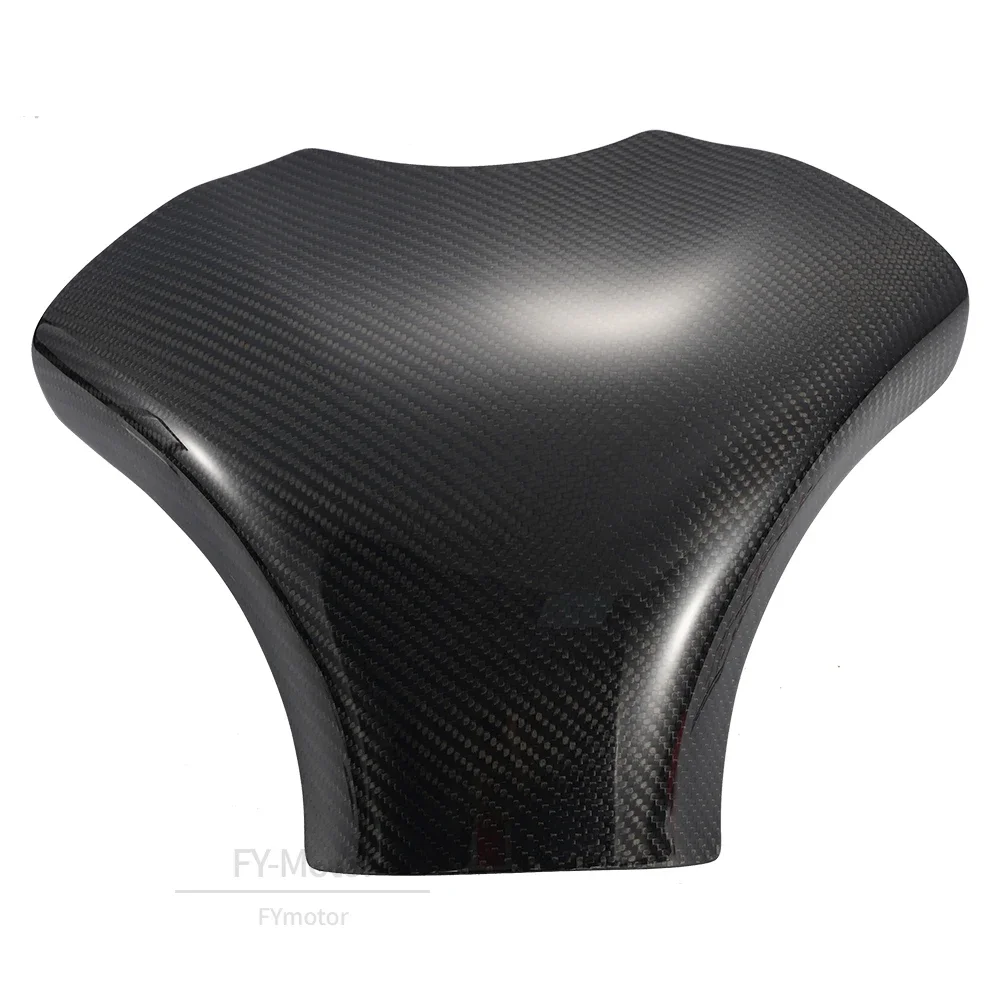 Motorcycle Real Carbon Fiber  Fuel Gas Tank Cover Protector Fit For Kawasaki Ninja ZX-6R ZX6R ZX 6R 2007 2008