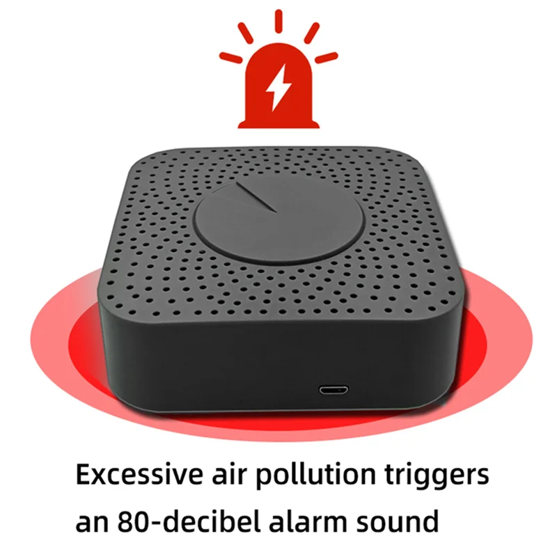 Pro 3X Tuya Zigbee 스마트 공기 품질 모니터 CO2 측정기 이산화탄소 감지기 Voc 포름알데히드 자동 경보