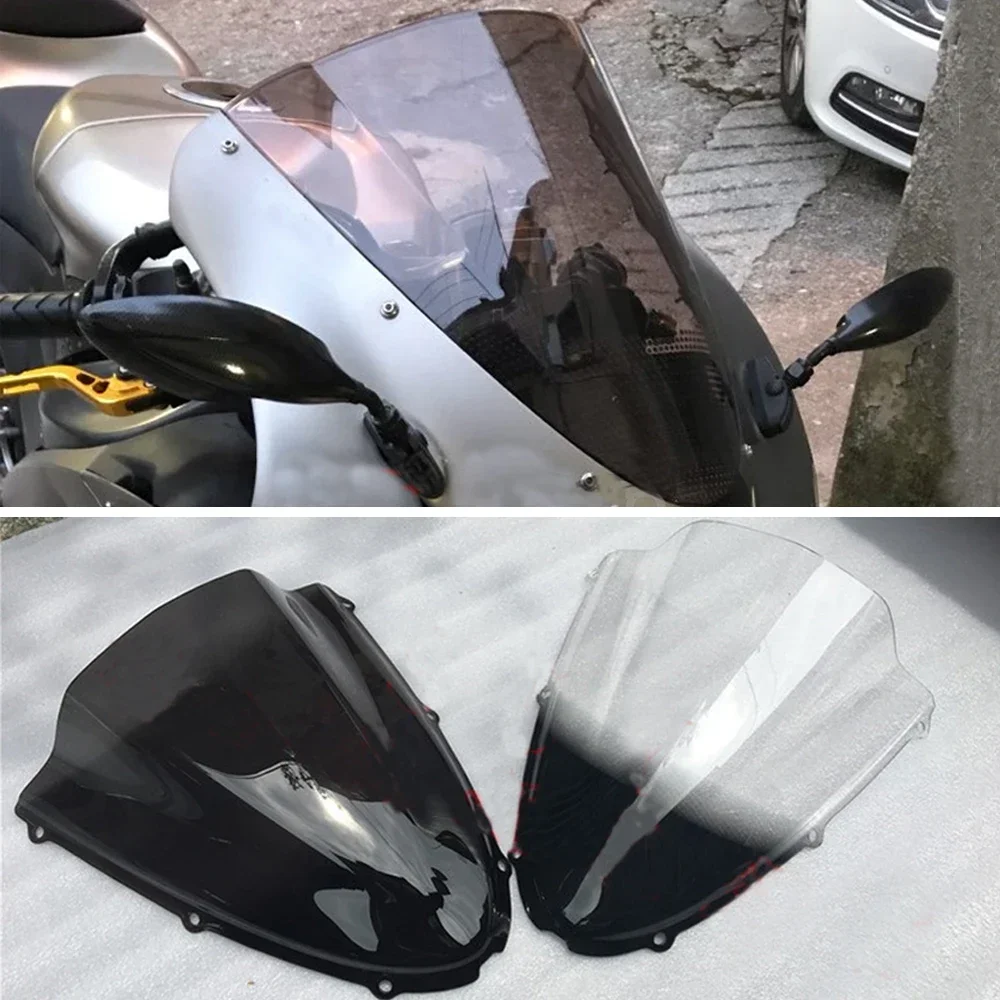 

Motorcycle Windshield Windscreen For Kawasaki ZX10R ZX636 ZX 6R 10R ZX-6R 636 ZX-10R 2005 06 2007 2008 ZX6R Screen Double Bubble