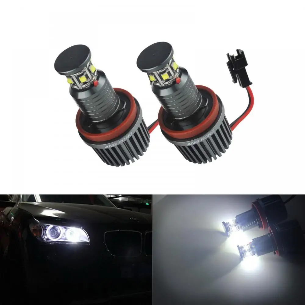 

2X 30W LED Marker Angel Eyes Halo Ring Light For BMW E82 E87 E90 E92 E60 E84 E89