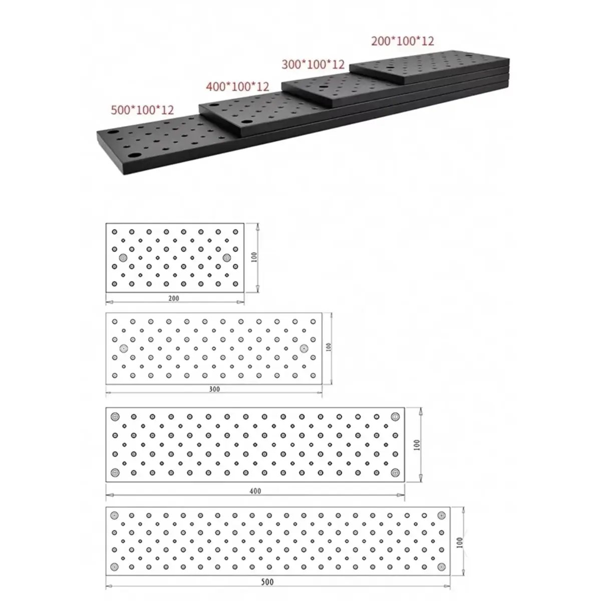 Best of 2026 Optical Flat Plate M4M6 Threaded Breadboard ExperimentalVibration Isolation Working Platform Honeycomb Breadboard A