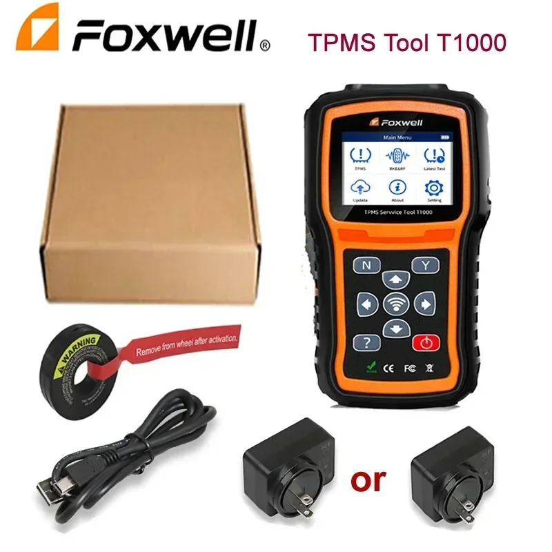 Foxwell T1000 TPMS Trigger Tool Magnet TPM Sensor Lifetime Free Updates Online Replace Foxwell NT1001